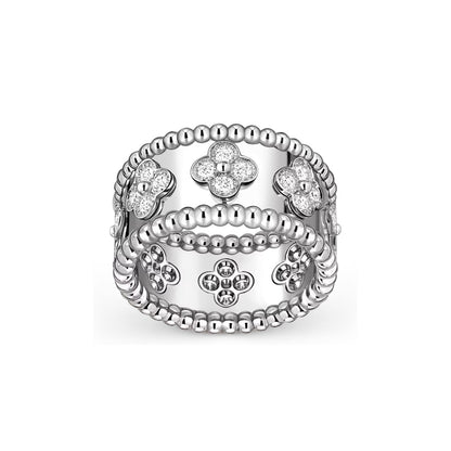 [LunaMar]KALEIDOSCOPE RADIANCE WIDE BAND RING