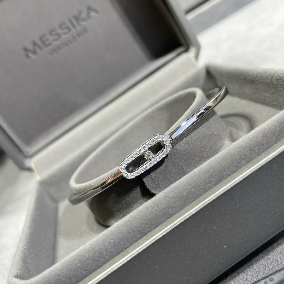 [LunaMar]MOVE UNO PAVÉ FLEX BANGLE (MEDIUM)