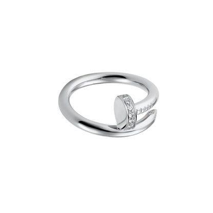 [LunaMar]CLOU 2.6MM DIAMOND RING
