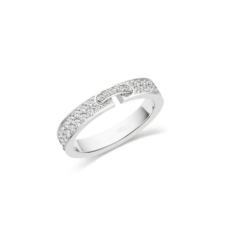 [LunaMar]ALLIANCE LIENS VIDENCE PAVED DIAMOND 4MM RING