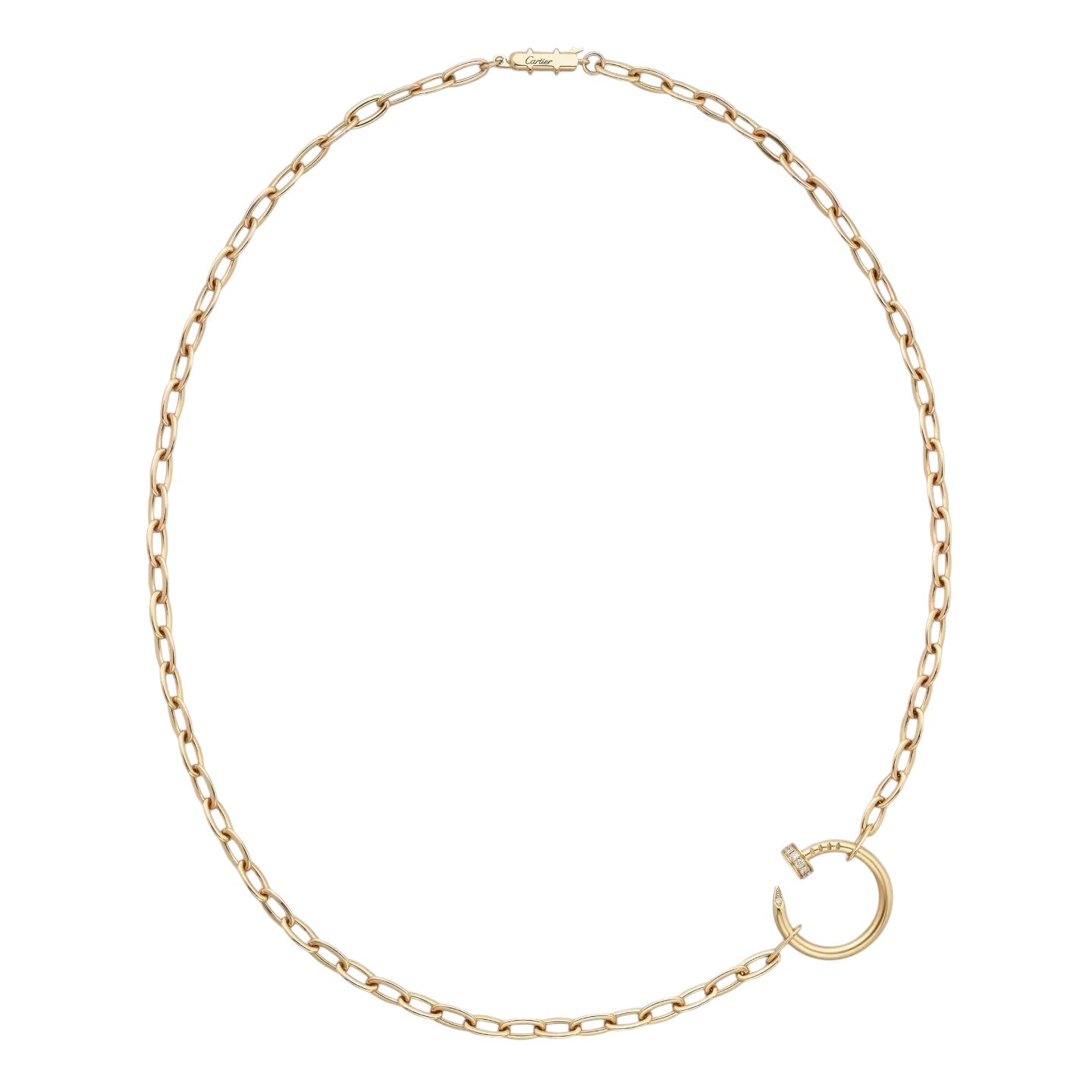 [LunaMar]CLOU DIAMOND NAIL PENDANT NECKLACE