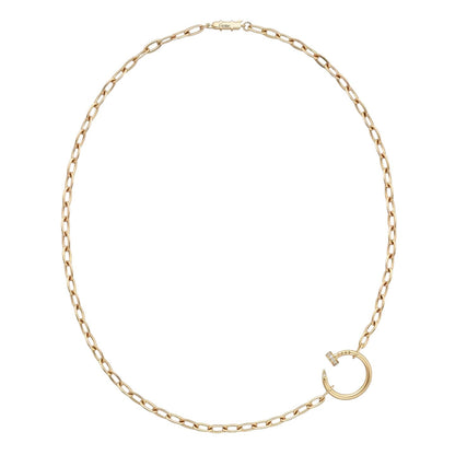[LunaMar]CLOU DIAMOND NAIL PENDANT NECKLACE
