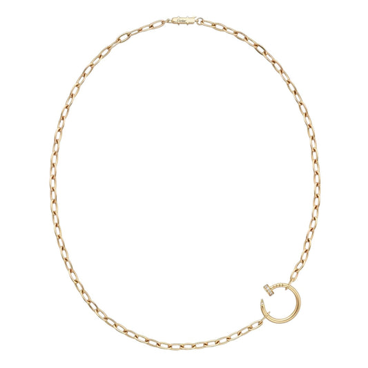 [LunaMar]CLOU DIAMOND NAIL PENDANT NECKLACE