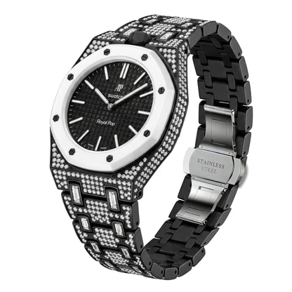 [LunaMar]Royal Oak Pop Exclusive Bioceramic Case & Bioceramic Strap Full Diamond