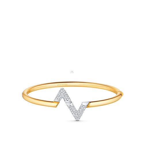[LunaMar]VOLTE UPSITE DOWN GOLD DIAMOND BRACELET
