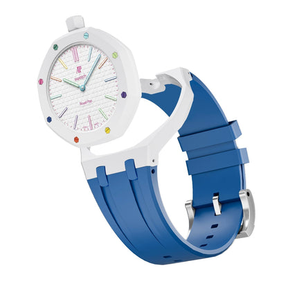 [LunaMar]Royal Oak Pop Exclusive Bioceramic Case & Silicone Strap Mix Color