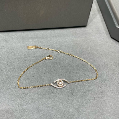 [LunaMar]LUCKY EYE PAVÉ-SET DIAMOND BRACELET