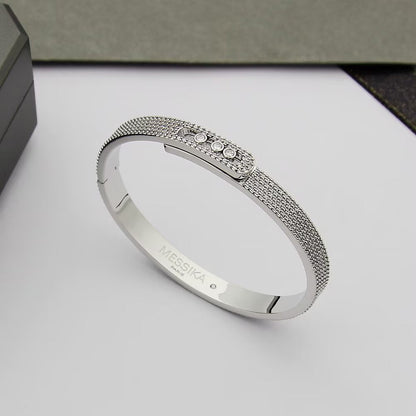 [LunaMar]MOVE NOA FULL-PAVÉ DIAMOND BANGLE BRACELET