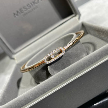 [LunaMar]MOVE UNO PAVÉ FLEX BANGLE (MEDIUM)