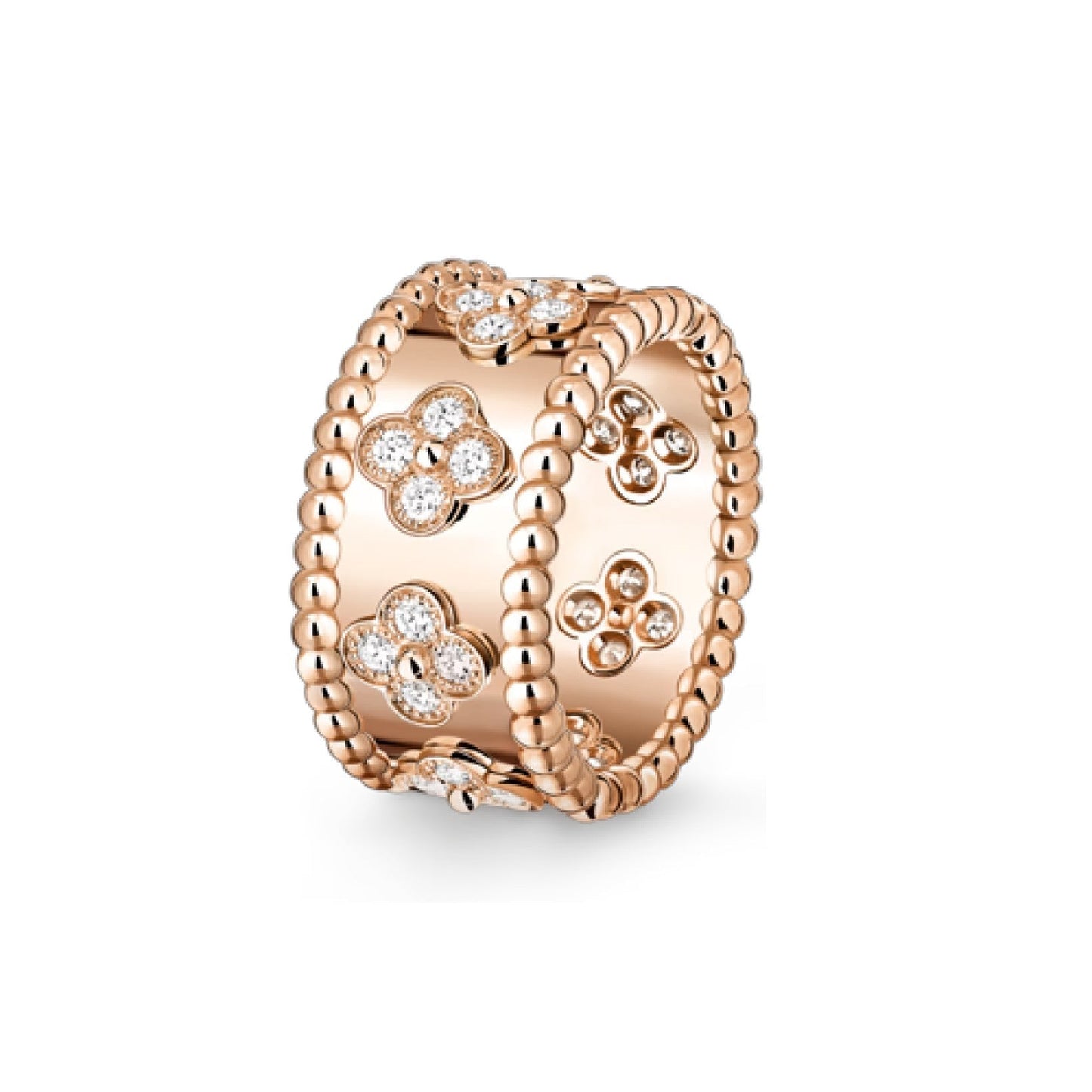 [LunaMar]KALEIDOSCOPE RADIANCE WIDE BAND RING