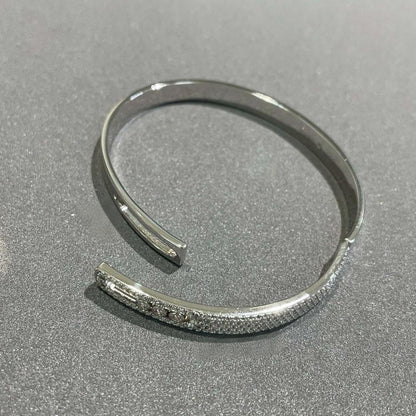 [LunaMar]MOVE NOA PAVÉ DIAMOND BANGLE BRACELET