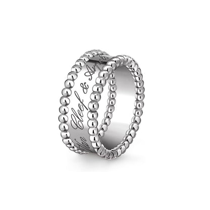 [LunaMar]SIGNATURE DUAL-BEADED BAND RING