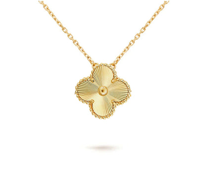 [LunaMar]15MM CLOVER FLOWER PENDANT NECKLACE COLLECTION