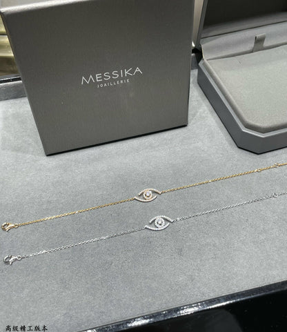 [LunaMar]LUCKY EYE PAVÉ-SET DIAMOND BRACELET