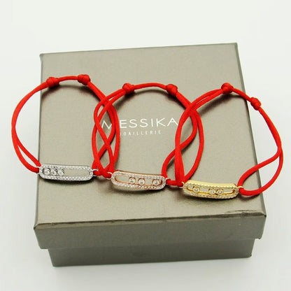 [LunaMar]CARE(S) PAVÉ CORD BRACELET