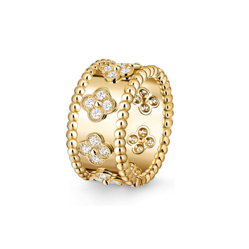 [LunaMar]KALEIDOSCOPE RADIANCE WIDE BAND RING