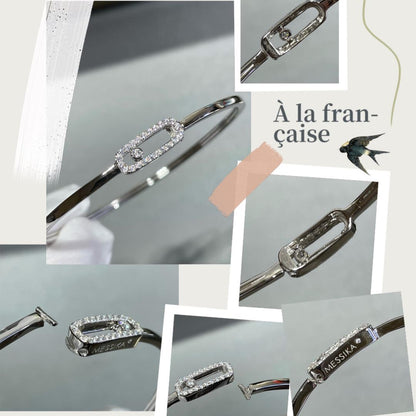 [LunaMar]MOVE UNO PAVÉ FLEX BANGLE (MEDIUM)