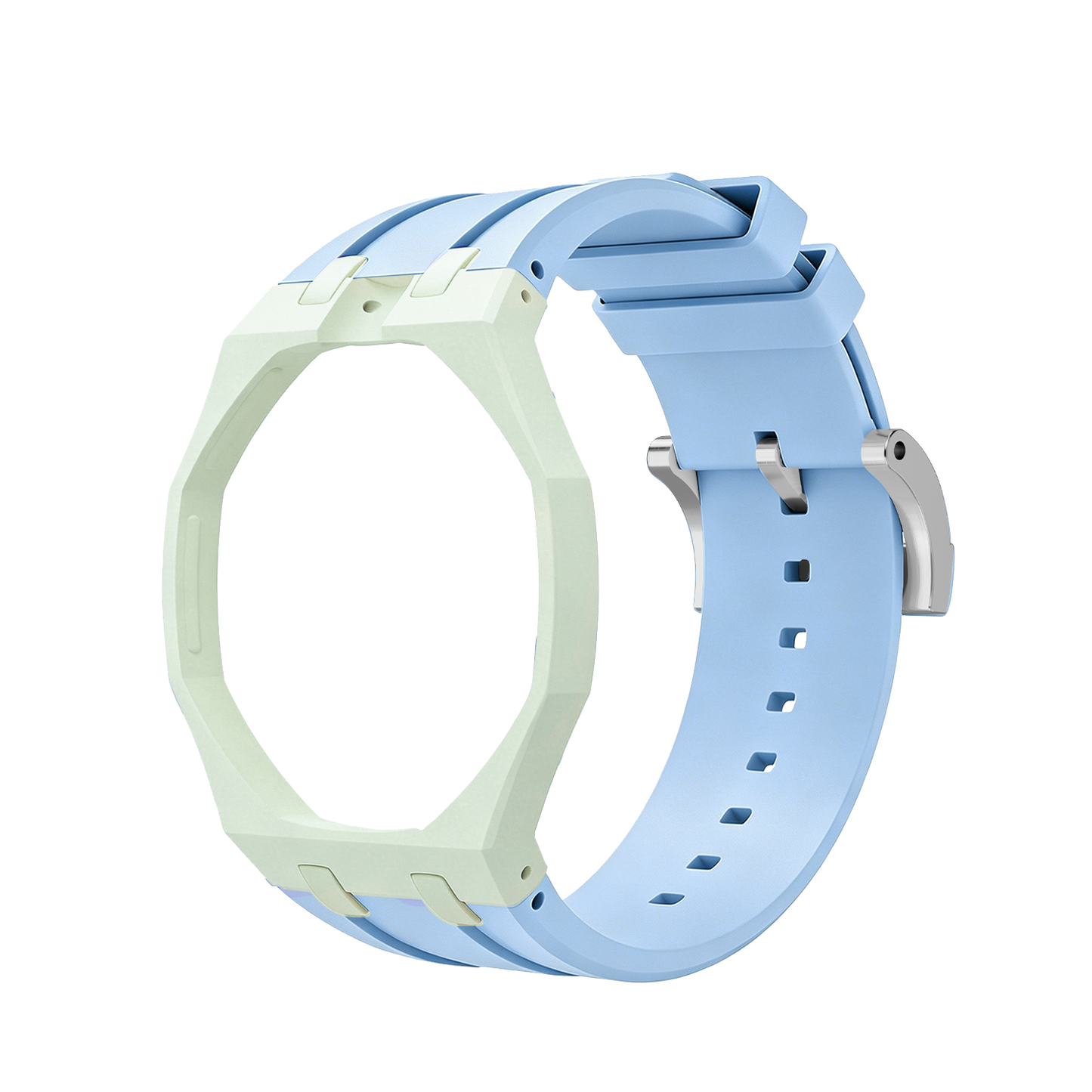 [LunaMar]Royal Oak Pop Exclusive Bioceramic Case & Silicone Strap Mix Color