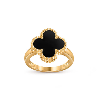 [LunaMar]LUCKY CLOVER VINTAGE GOLD RING COLLECTION