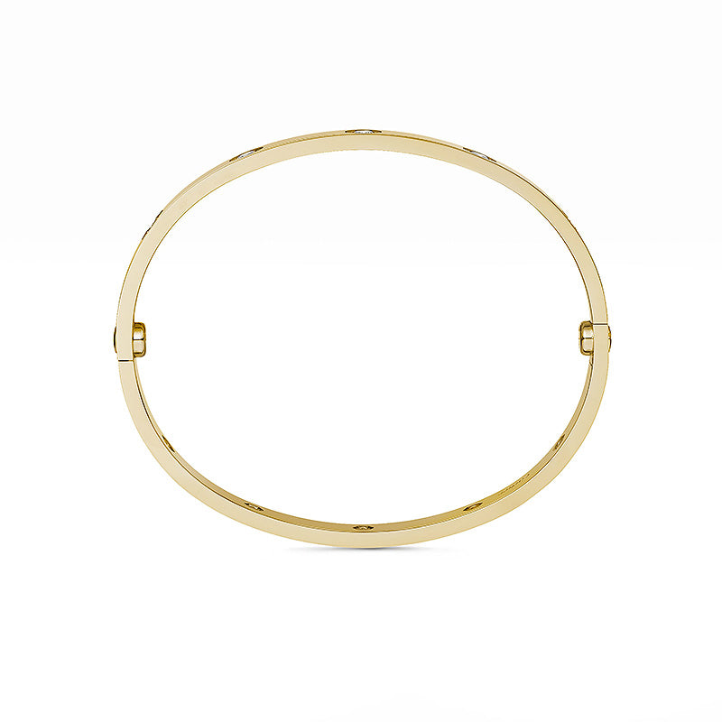 [LunaMar]CLASSIC 6.1MM LOVE BANGLE - 10-DIAMOND