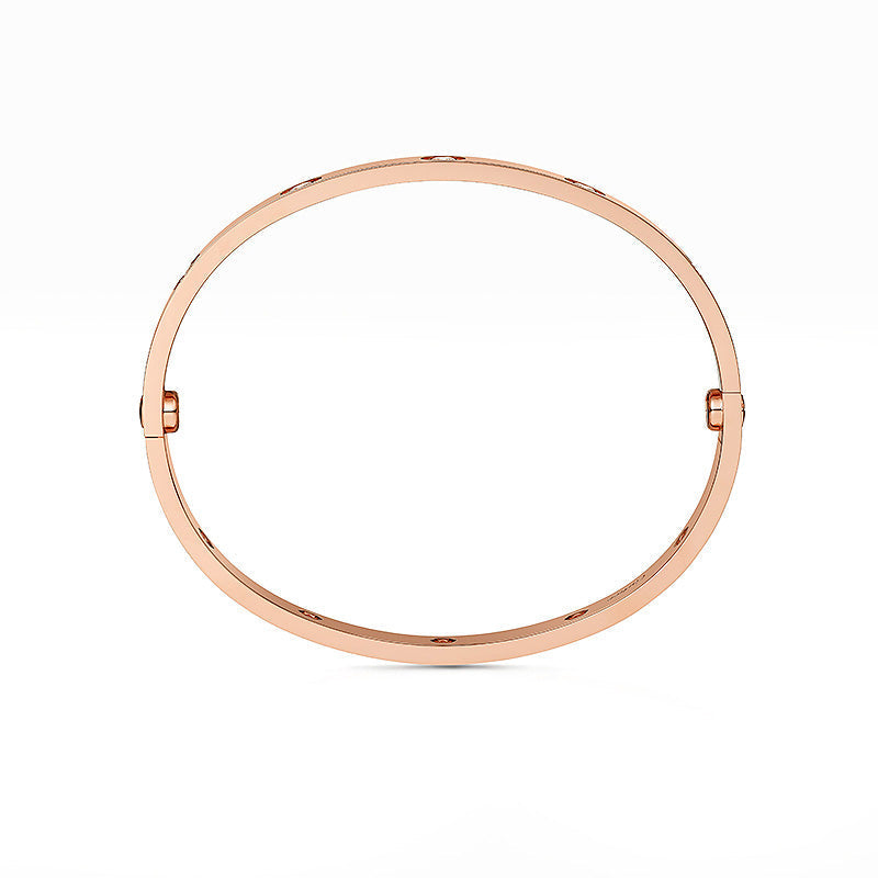 [LunaMar]CLASSIC 6.1MM LOVE BANGLE - 10-DIAMOND