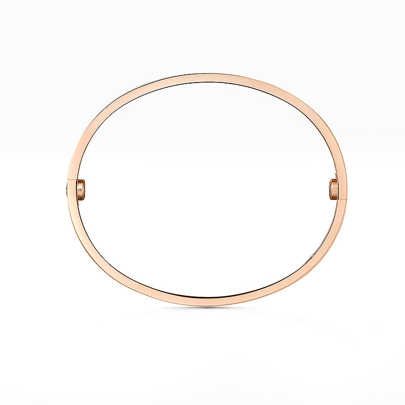 [LunaMar]CLASSIC 6.1MM LOVE BANGLE - 4-DIAMOND