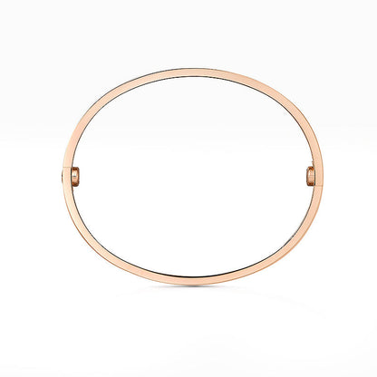 [LunaMar]CLASSIC 6.1MM LOVE BANGLE - 4-DIAMOND
