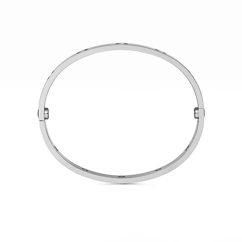 [LunaMar]CLASSIC 6.1MM LOVE BANGLE - 10-DIAMOND