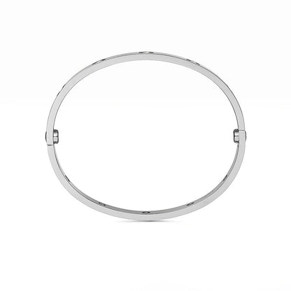 [LunaMar]CLASSIC 6.1MM LOVE BANGLE - 10-DIAMOND