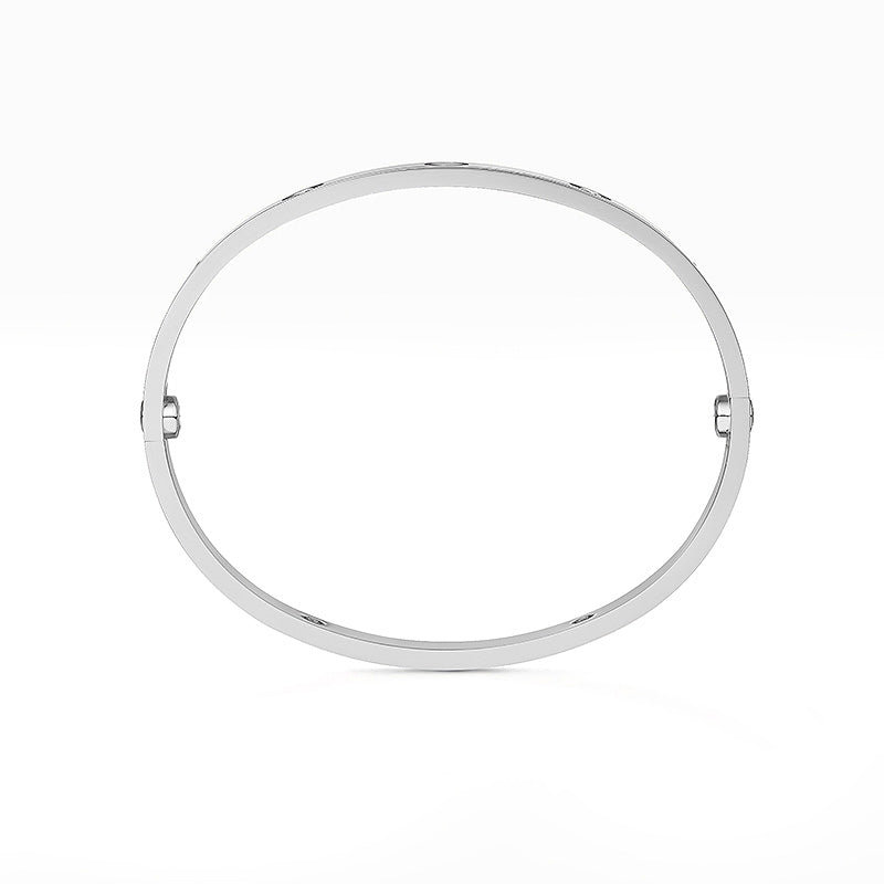 [LunaMar]CLASSIC 6.1MM LOVE BANGLE - 4-DIAMOND