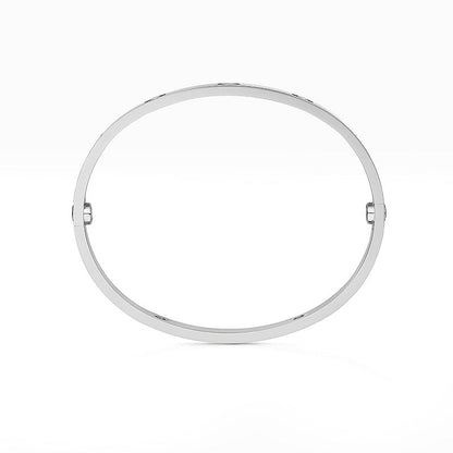 [LunaMar]CLASSIC 6.1MM LOVE BANGLE - 4-DIAMOND