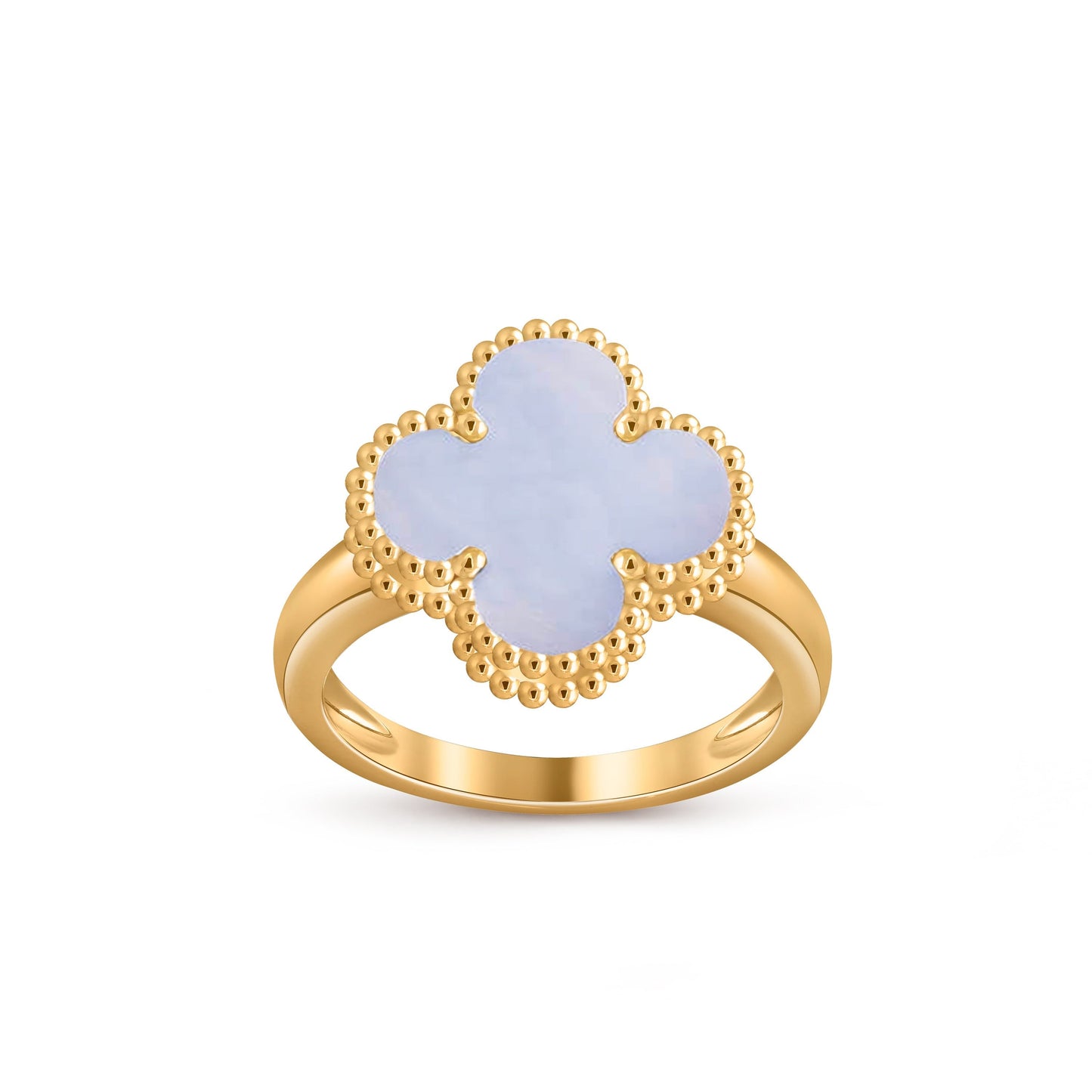 [LunaMar]LUCKY CLOVER VINTAGE GOLD RING COLLECTION