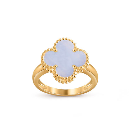 [LunaMar]LUCKY CLOVER VINTAGE GOLD RING COLLECTION