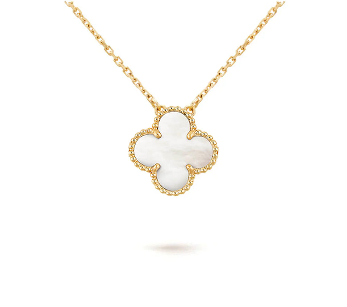 [LunaMar]15MM CLOVER FLOWER PENDANT NECKLACE COLLECTION