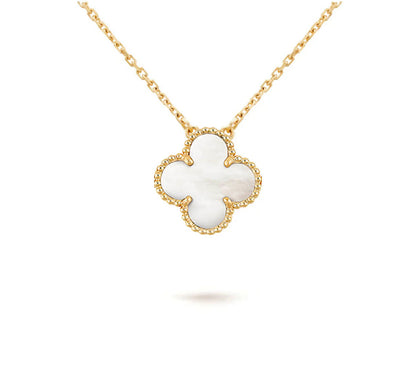 [LunaMar]15MM CLOVER FLOWER PENDANT NECKLACE COLLECTION