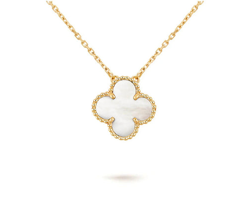 [LunaMar]15MM CLOVER FLOWER PENDANT NECKLACE COLLECTION