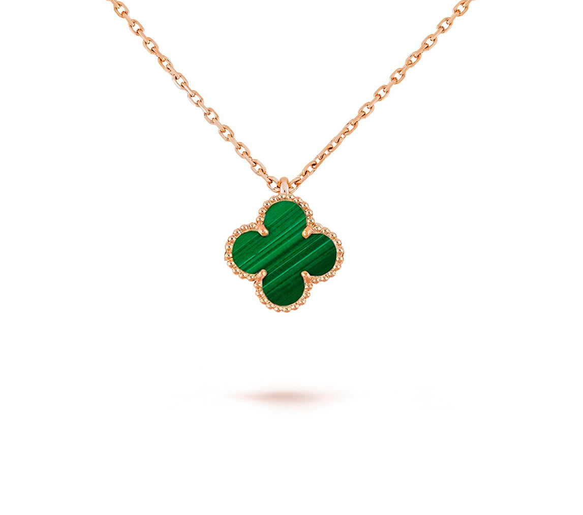 [LunaMar]9.5MM MINI CLOVER PENDANT NECKLACE COLLECTION