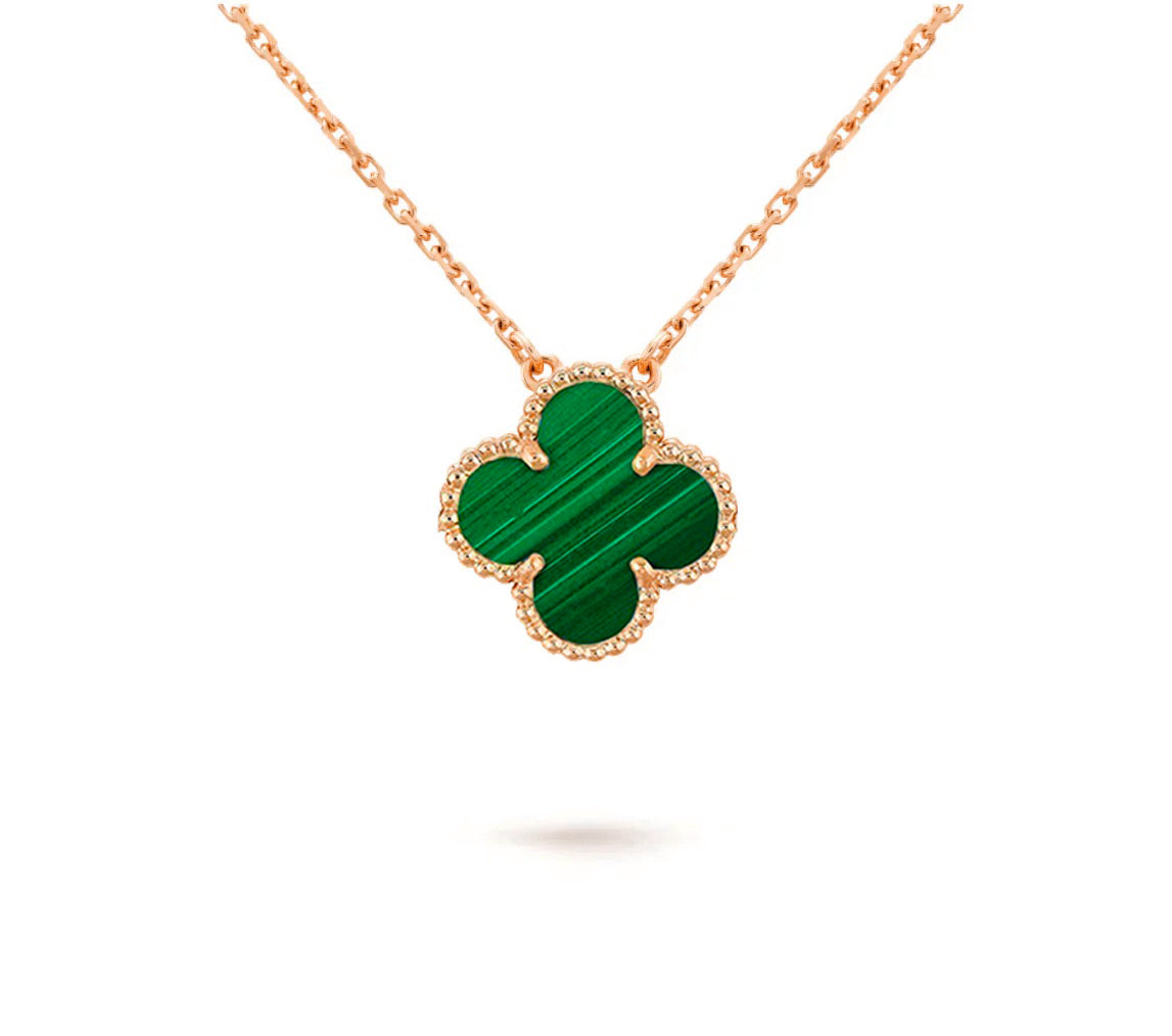 [LunaMar]15MM CLOVER FLOWER PENDANT NECKLACE COLLECTION