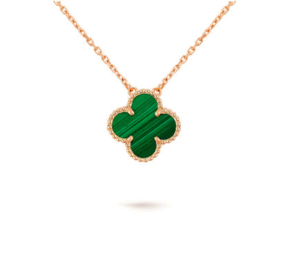 [LunaMar]15MM CLOVER FLOWER PENDANT NECKLACE COLLECTION