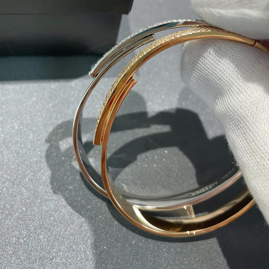 [LunaMar]MOVE NOA PAVÉ DIAMOND BANGLE BRACELET