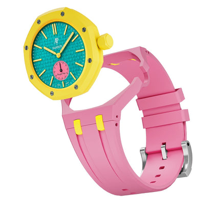 [LunaMar]Royal Oak Pop Exclusive Bioceramic Case & Silicone Strap Mix Color
