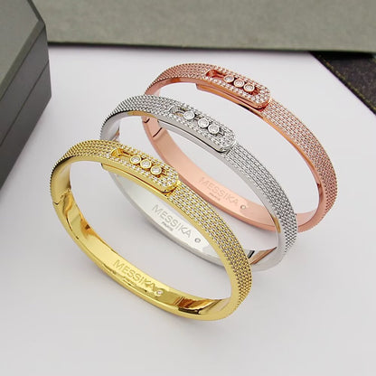 [LunaMar]MOVE NOA FULL-PAVÉ DIAMOND BANGLE BRACELET