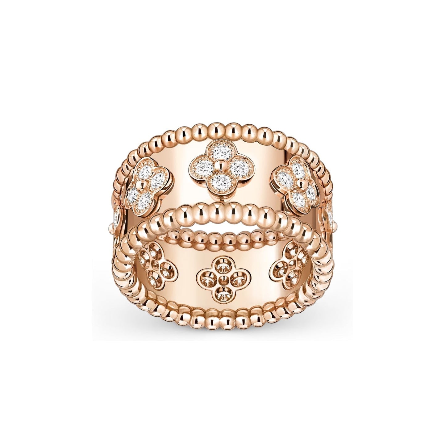 [LunaMar]KALEIDOSCOPE RADIANCE WIDE BAND RING