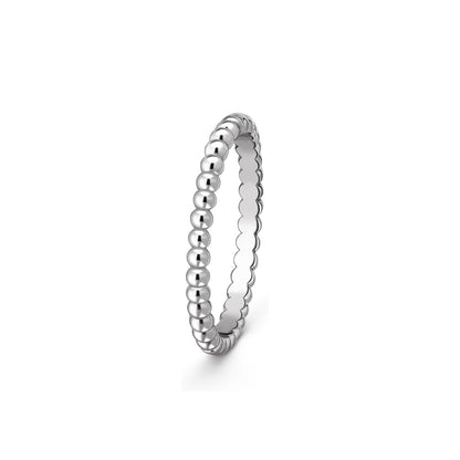[LunaMar]SIGNATURE PERLÉE BEADED BAND RING