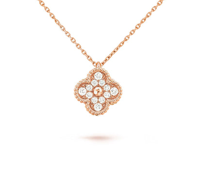 [LunaMar]9.5MM MINI CLOVER PENDANT NECKLACE COLLECTION