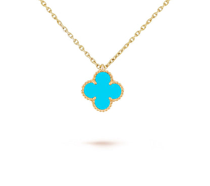[LunaMar]9.5MM MINI CLOVER PENDANT NECKLACE COLLECTION