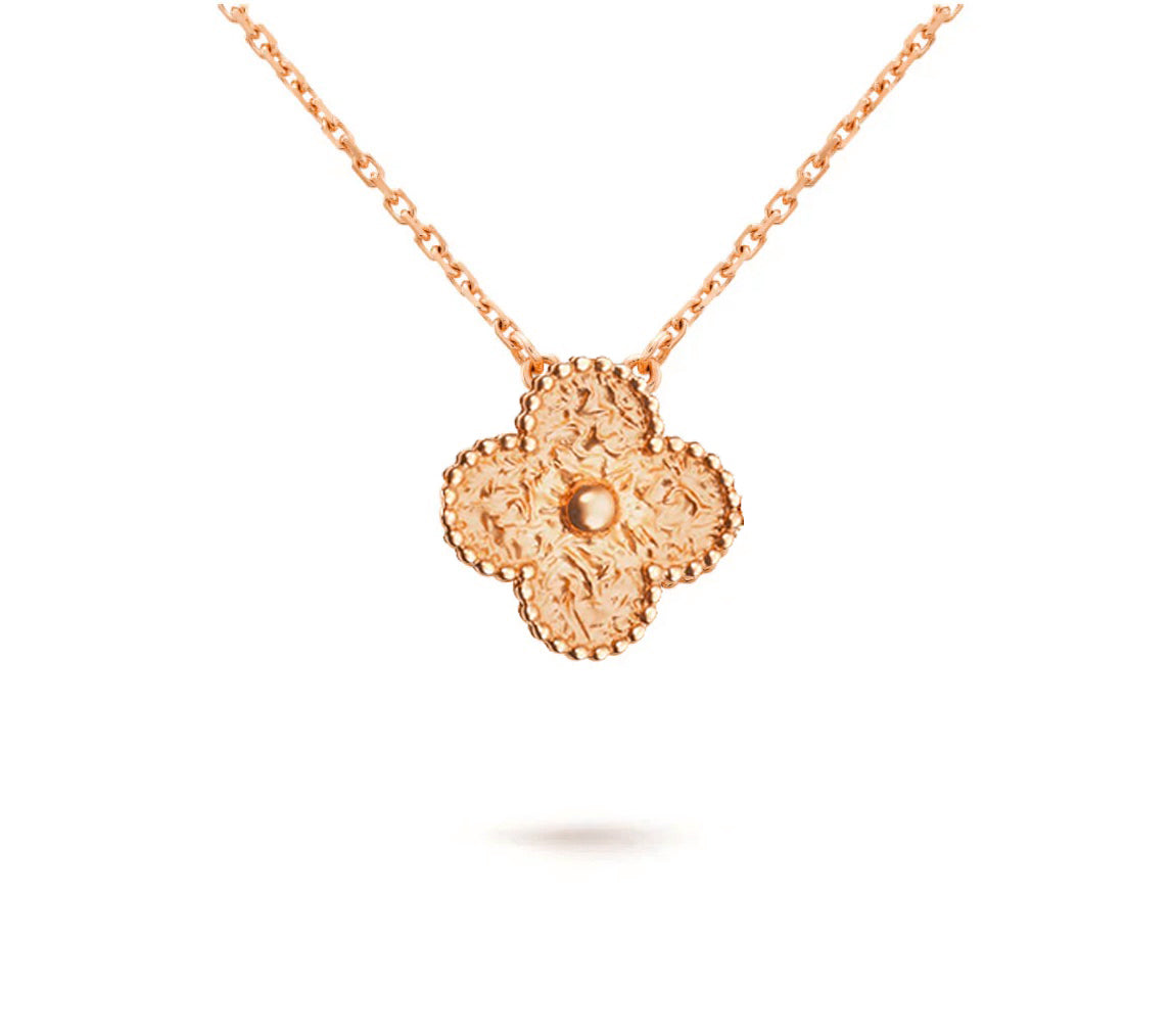 [LunaMar]15MM CLOVER FLOWER PENDANT NECKLACE COLLECTION
