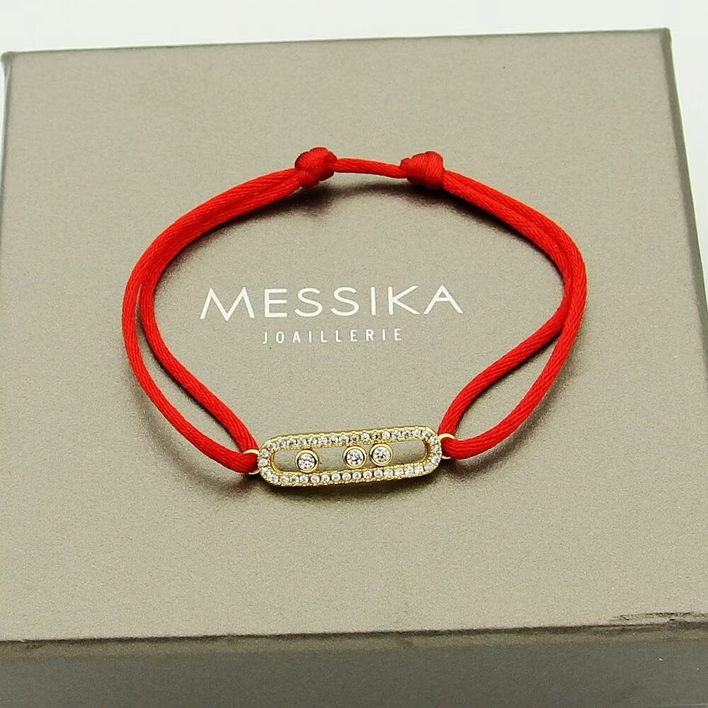 [LunaMar]CARE(S) PAVÉ CORD BRACELET