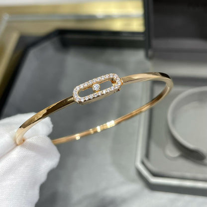 [LunaMar]MOVE UNO PAVÉ FLEX BANGLE (MEDIUM)