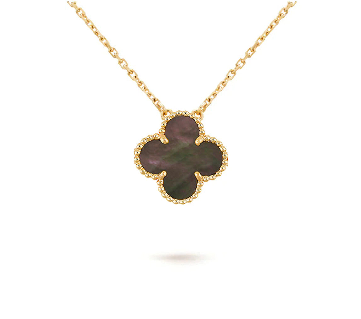[LunaMar]15MM CLOVER FLOWER PENDANT NECKLACE COLLECTION